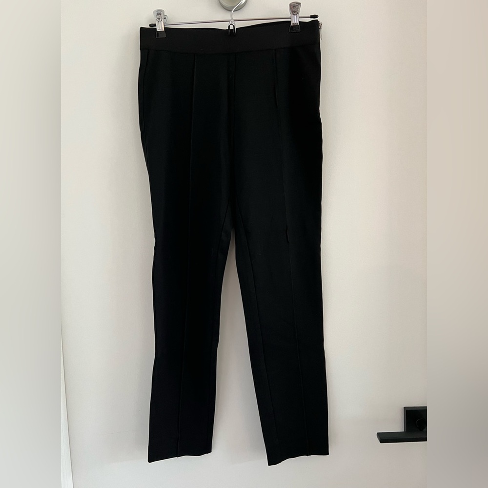 Everlane The Stretch Ponte Crop Pant in Black